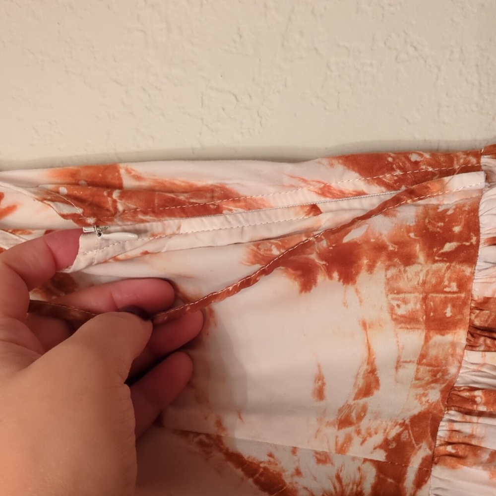 S/W/F Anthropology maxi v dress tie dye - Picture 9 of 16